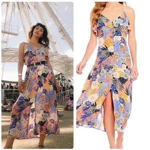 Sanctuary Isabella Floral Button Front Maxi Dress